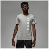 Nike Majice s kratkimi rokavi Air Jordan Paris Saintgermain Siva | Shoptok.si