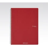 Bilježnica Ecoqua original A4 90g 70L spiralna crte cherry 19290203