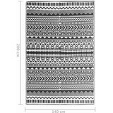  Vanjski tepih ARAKIL crni 140 x 200 cm PP | shoptok.hr