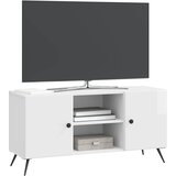 TV ormar 102 x 34,5 x 50 cm Bijela visokog sjaja | shoptok.hr