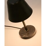 Kave Home Temno zelena/črna marmorna namizna svetilka s kovinskim senčilom (višina 32 cm) Calina – | Shoptok.si