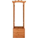 Maison Chic Cvetlično korito - Cvetlični Lonec z mrežo in obokom 49x39x130 cm les jelke, (21789339) Cene
