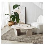 Hanah home sto za dnevnu sobu melted travertine | ePonuda.com