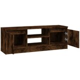 TV ormarić s vratima boja dimljenog hrasta 102x30x36 cm | Eponuda.com