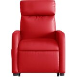  Naslonjač na podizanje od umjetne kože crveni | shoptok.hr