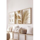 WALLXPERT Ç-300716 - 5070 Višenamenski dekorativni set slika (3 komada) | Eponuda.com