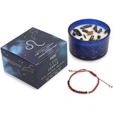 Zodiakalna kristalna sveča z energijsko zapestnico – LEV - Majhna pozornost - Dan žena - Birma | Shoptok.si
