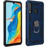 AVIZAR etui, odporen na udarce, s kovinskim držalom za obrocke - polnocno modra str. huawei P30 lite, (20599765) | Shoptok.si