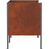  Ekran za kante za smeće 167 x 85 x 113 cm Otporni čelik Rđa Slike