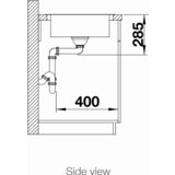 Blanco sudoper LANTOS 45 S-IF Salto INOX 18/10, s dalj. upr. | shoptok.hr
