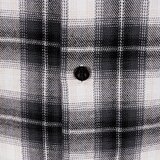 Kyoto-3 Fuji Flannel muška košulja belo-crna | ePonuda.com