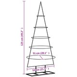  | Metalna božićna jelka | 125 cm Čelik s praškastim premazom | Eponuda.com