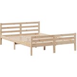 vidaXL Krevet s regalom za knjige bez madraca 140x200 cm od borovine | shoptok.hr