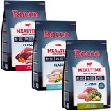 Rocco 3 x 1 kg Mealtime - mešano poskusno pakiranje Miks 2: govedina, vampi, riba Cene