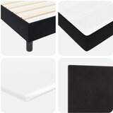 Box Postelja s pomičnim dnom in ležiščem Črna Super King Velvet, (22052199) | Shoptok.si