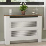 Hanah home Termora - Walnut, White WalnutWhite Radiator Cabinet | ePonuda.com