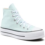 Converse Modne superge Chuck Taylor All Star Lift A06138C White/Aqua Blue | Shoptok.si