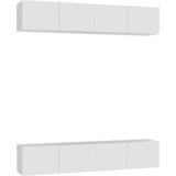 vidaXL tv ormarići 4 kom bijeli 80 x 30 x 30 cm od iverice | shoptok.hr
