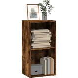 vidaXL Knjižna omara dimljeni hrast 40x30x77 cm inženirski les | Shoptok.si