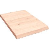  Zidna polica 40x60x(2-4) cm neobrađena masivna hrastovina | shoptok.hr