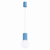 Sollux Lighting Viseča svetilka HALO 1 svetlo modra, (5000352342) | Shoptok.si
