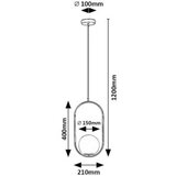 Rabalux luster Ghita crni | ePonuda.com