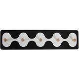 PT LIVING Črn stenski obešalnik 48 cm Rizar – | Shoptok.si
