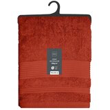 Douceur d intérieur Opečnato oranžna frotirna bombažna brisača 70x130 cm Tendresse – | Shoptok.si