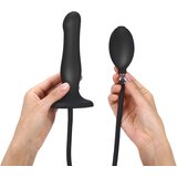Strap-On-Me Inflatable Dildo Black Cene