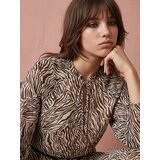 Sinsay Maxi haljina s uzorkom i remenom | shoptok.hr