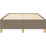  Okvir kreveta bez madraca smeđesivi 120 x 200 cm od tkanine | shoptok.hr