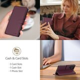 Xiaomi Redmi Note 15 Pro 5G Tech-Protect preklopna futrola-novčanik - mulberry | Shoptok.si