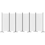 Sobna pregrada s 6 panela bijela 520x180 cm od tkanine | shoptok.hr