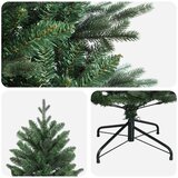  Umjetno božićno drvce s nogom 150 cm PVC i PE Zelena - Zelena 150 cm bez LED svjetala | shoptok.hr