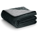 Restilo Tamno sivi prošiven prekrivač od samta 170x270 cm Laila – AmeliaHome | shoptok.hr