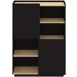 TemaHome Črna mat knjižna omara 100x147 cm Nina - TemaHome | Shoptok.si