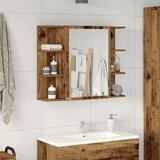  Kopalniška ogledalna omarica Old Wood 80x20,5x64 cm | Shoptok.si
