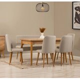 Hanah home Set trpezarijski sto i stolice Vina, Svijetlosiva Cijene