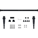 vidaXL Mini pribor za klizna vrata staje od ugljičnog čelika 152 cm | shoptok.hr