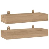 Maison Chic 2 kosi Stenske Police - Viseče police 40x15x4 cm trdna tikovina, (21793368) Cene