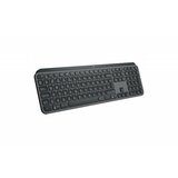 Logitech mx keys plus bluetooth illuminated keyboard with palm rest - graphite - us int'l Cene
