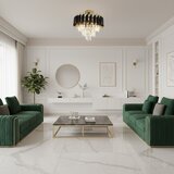  Plafonski luster CRISTAL 5xE14/10W/230V crna/zlatna | Eponuda.com
