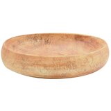 Nadgradni Nadpultni umivalnik rjav ovalen 59x40x15 cm keramika | Shoptok.si