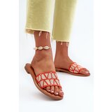 Boto Women's Flat Heel Sandals Orange Traivea | shoptok.hr