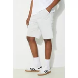 Carhartt WIP Pamučne kratke hlače Single Knee boja: srebrna, I031504.1YEGD