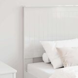  Vzglavje z vzglavjem Svetlo Belo 75 cm Konstruiran les, (5000108736) | Shoptok.si