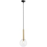  Luster na sajli DAISY 1xG9/12W/230V prečnik 14 cm zlatna/crna/prozirno staklo | Eponuda.com