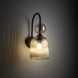  Zidno svetlo SOPHIA 1xE14/10W/230V crno/dimljeno bež | Eponuda.com