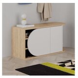 Hanah home cipelarnik nova shoe bench oak white | ePonuda.com