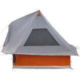 Tipi šator s krovom Siva i narančasta 466 x 310 x 240 cm taft | Eponuda.ba